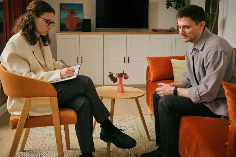 Consumer focus group discussion with engaged participants sharing product feedback