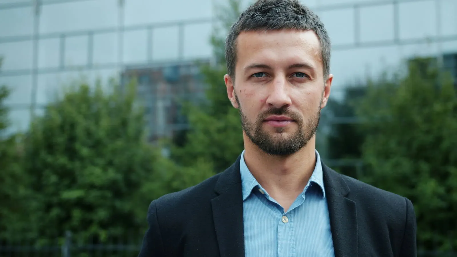 Business professional participating in a remote research interview