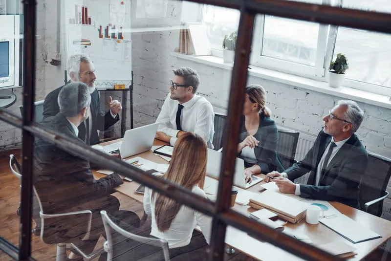 Professional in an industry setting representing cross-industry recruiting